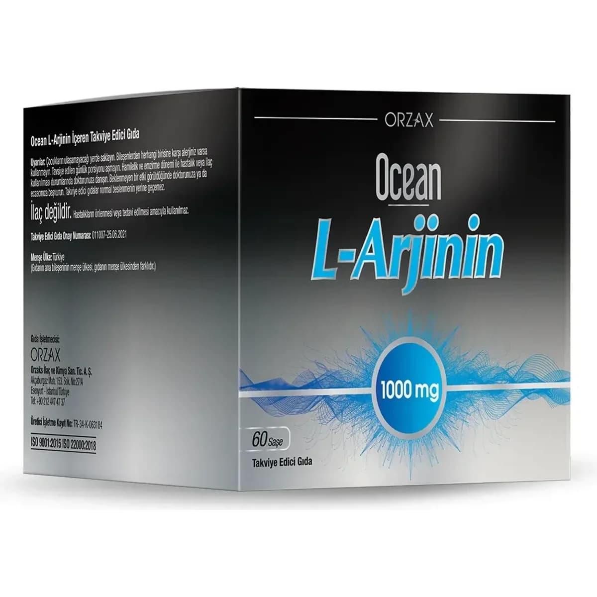 Ocean L-Arjinin Saşe 1000 mg