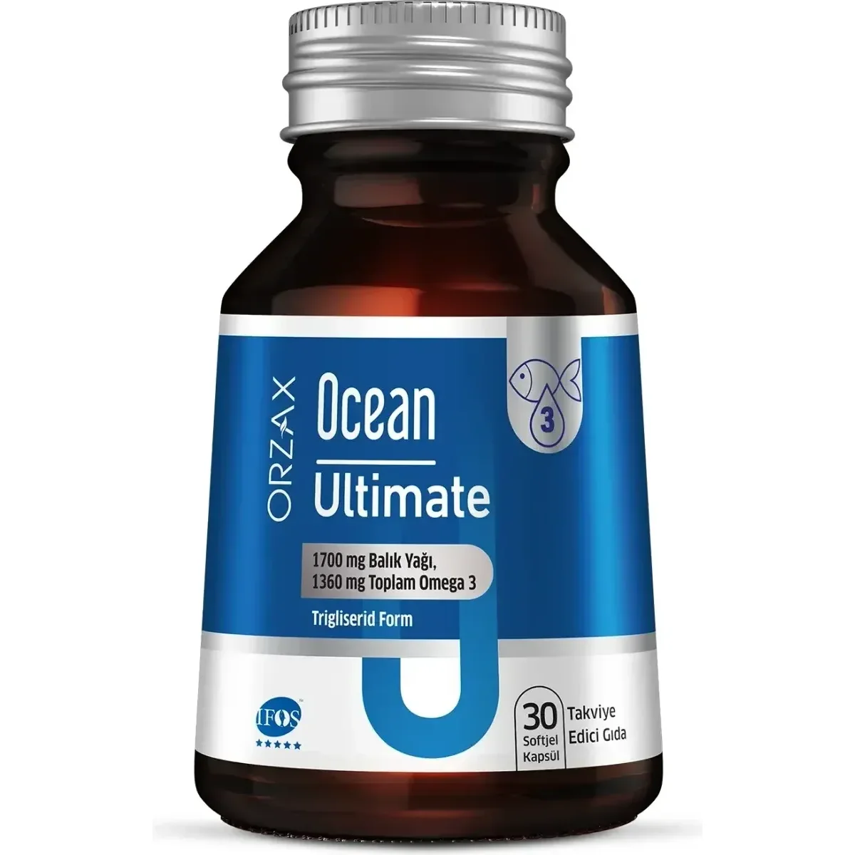 Ocean Ultimate 1700 mg Balık Yağı 30 Kapsül