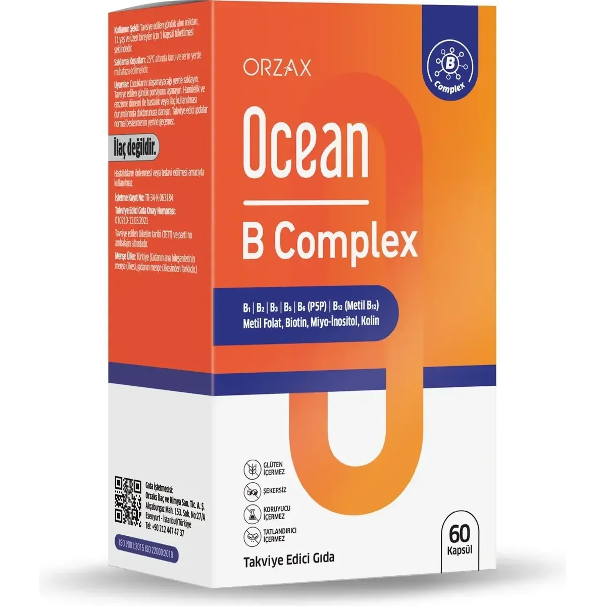 Ocean B Complex 60 Kapsül