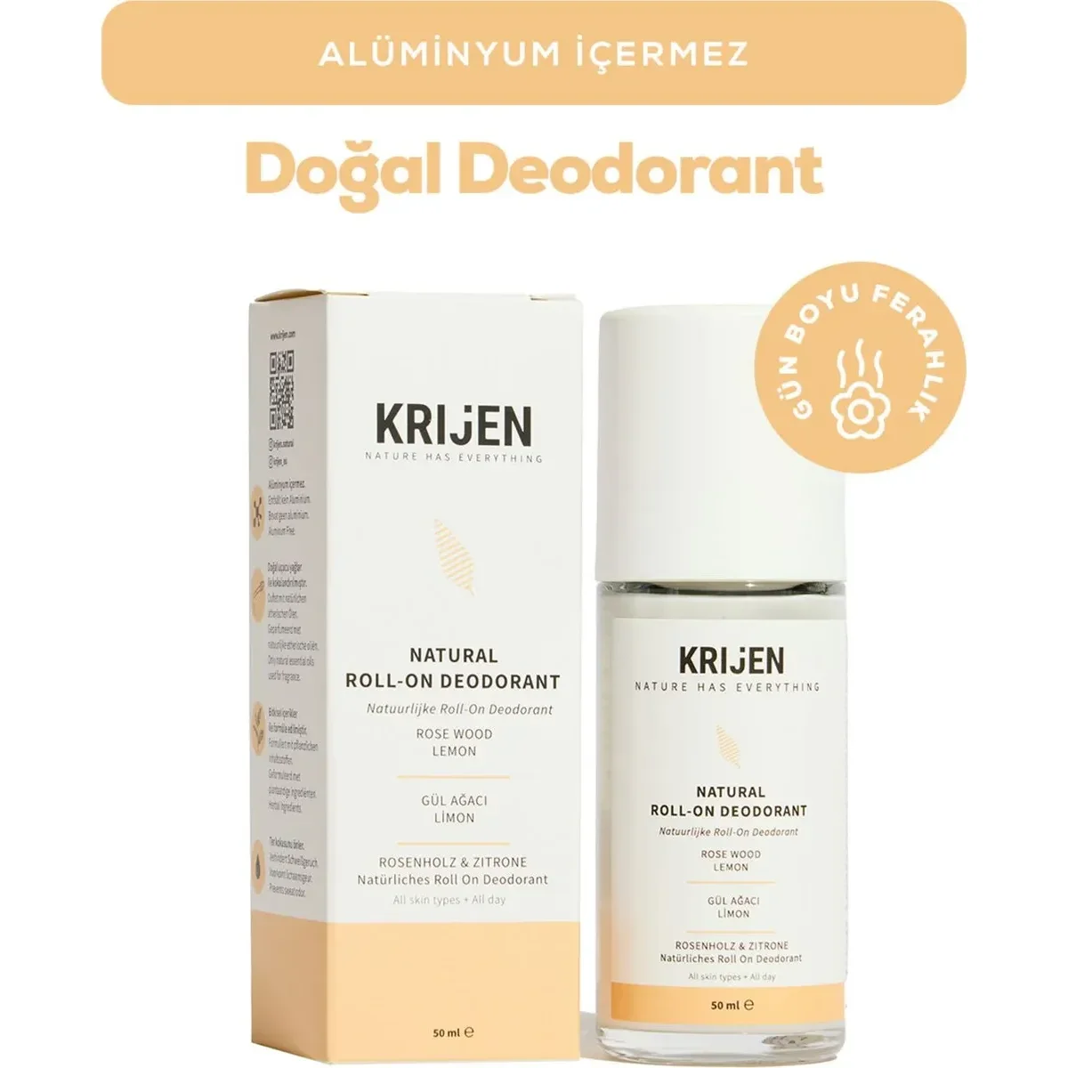 Natural Roll-On Deodorant
