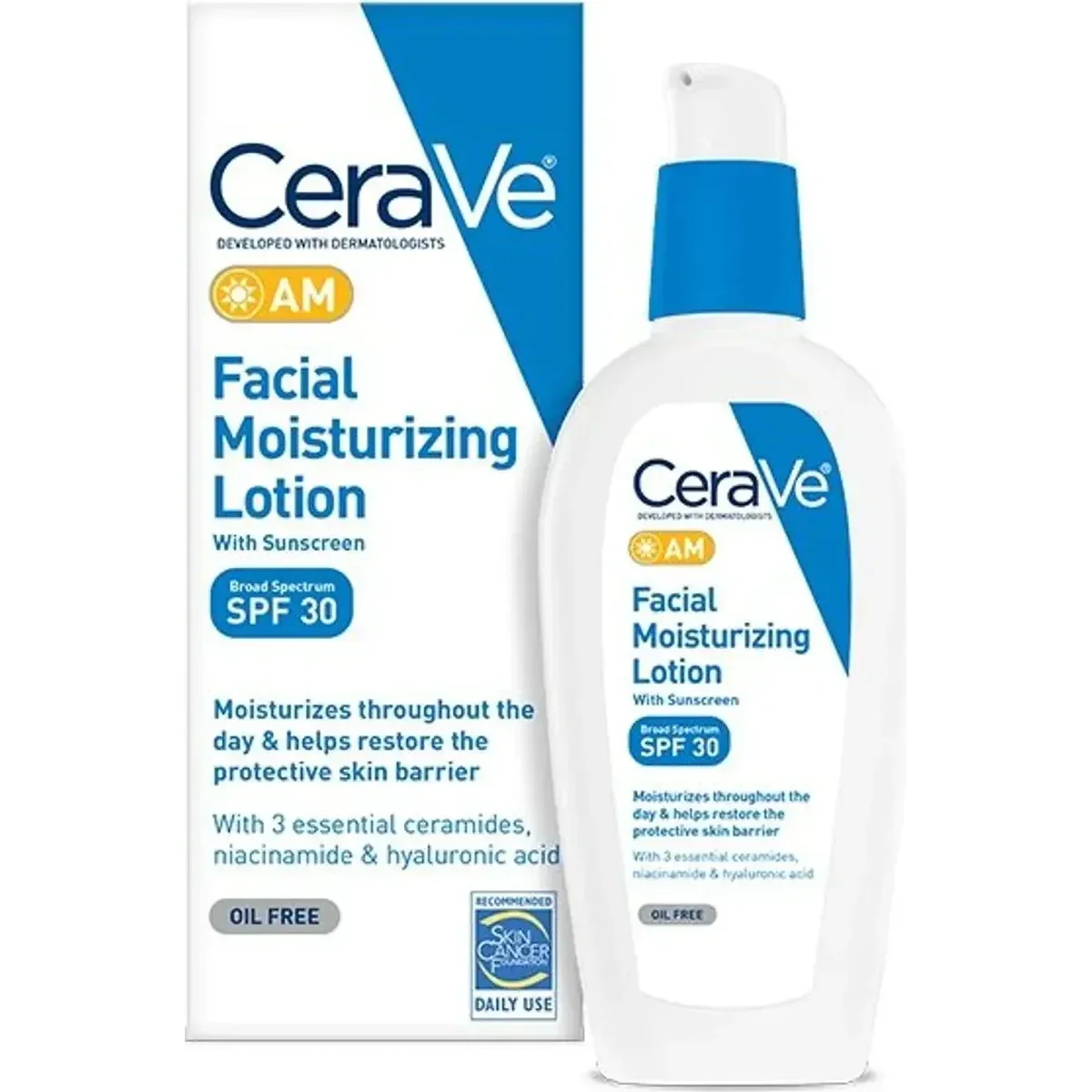 CeraVe AM Facial Moisturizing Lotion SPF30