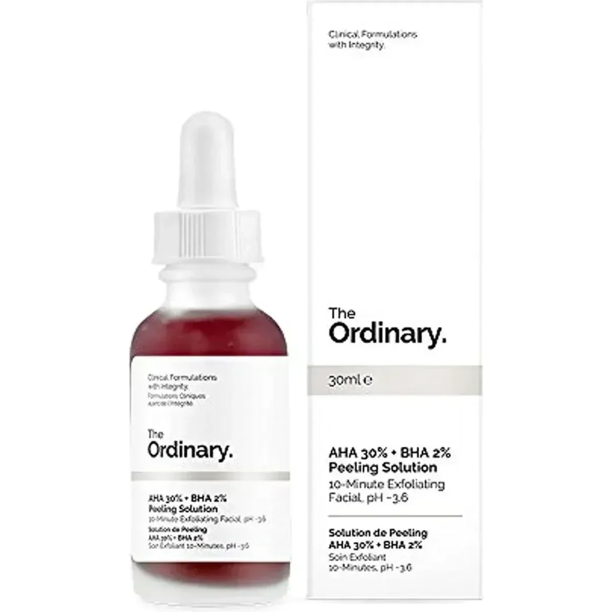 The Ordinary AHA 30% + BHA 2% Peeling Solution