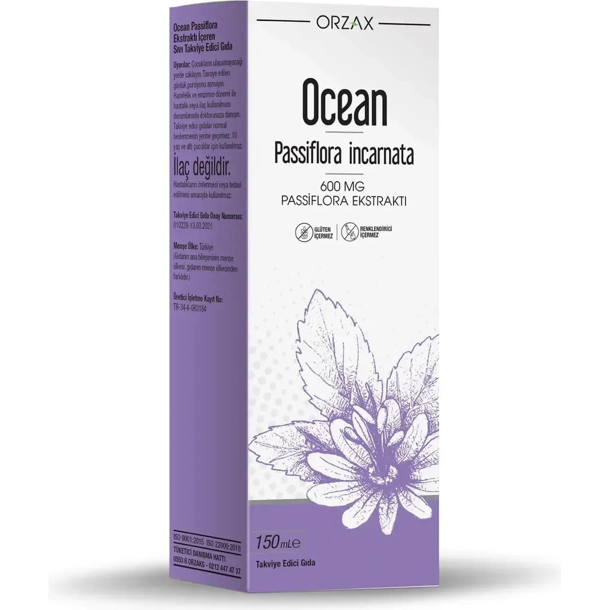 Ocean Passiflora İncarnata Likit 150 ml