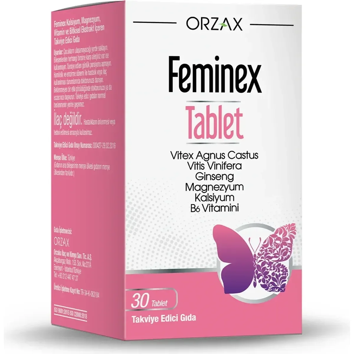 Orzax Feminex 30 Tablet