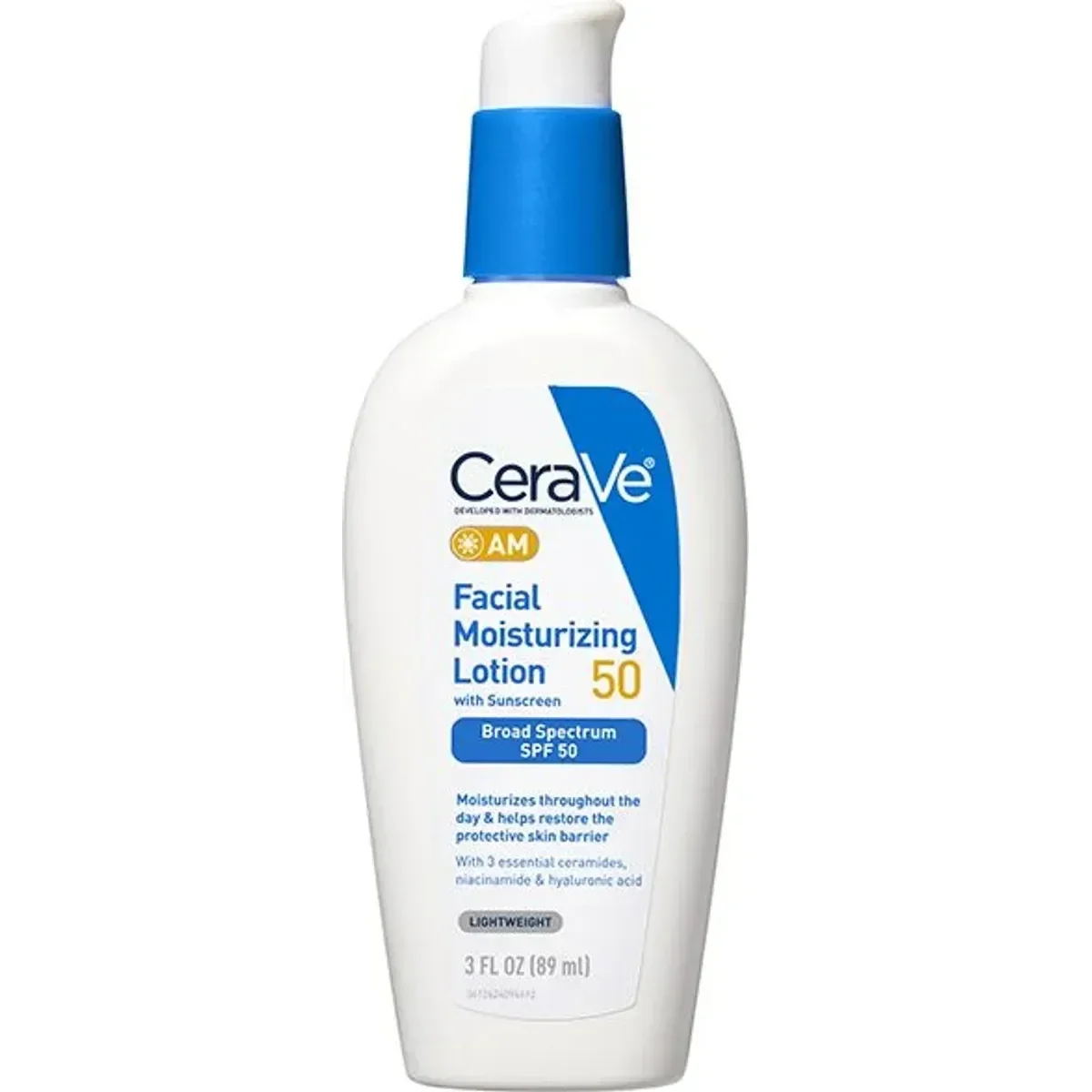 CeraVe AM Facial Moisturizing Lotion SPF 50