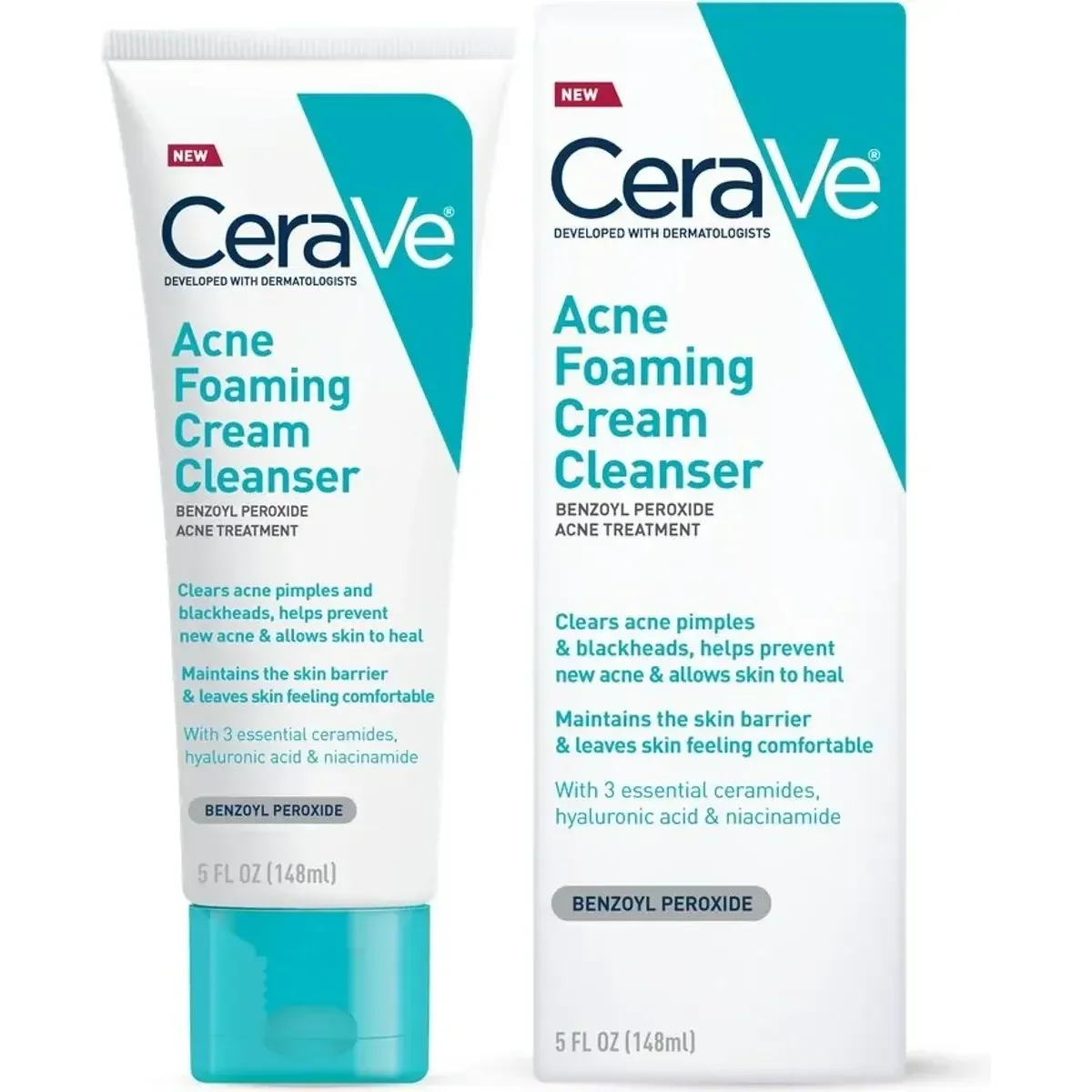 CeraVe Acne Foaming Cream Cleanser
